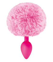 Plug anal pompon rose - CC5700910050